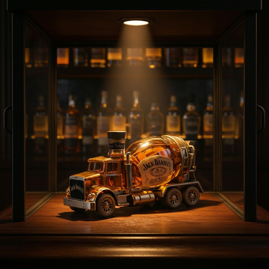 Whisky-Dekanter – Lkw Edition