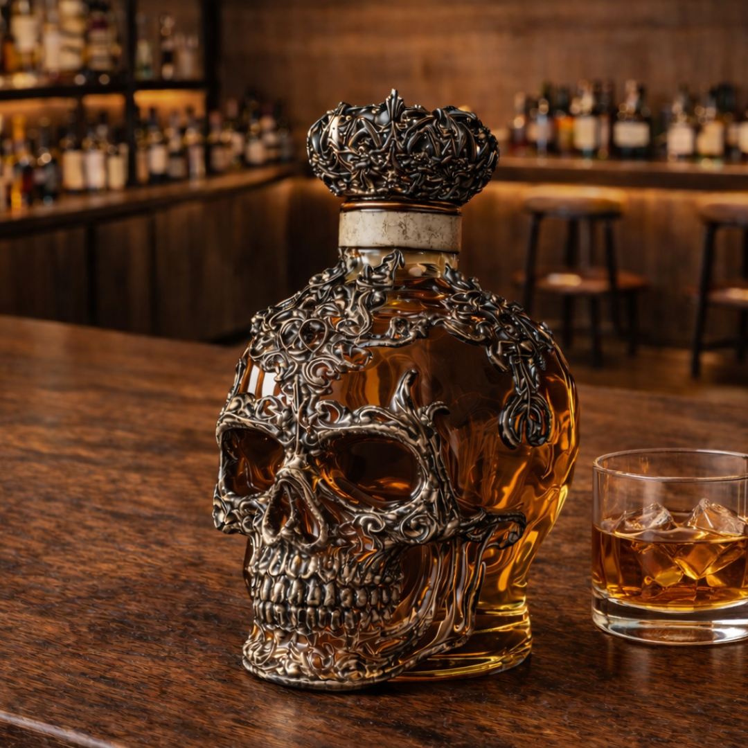 Whisky-Dekanter – Totenkopf Edition