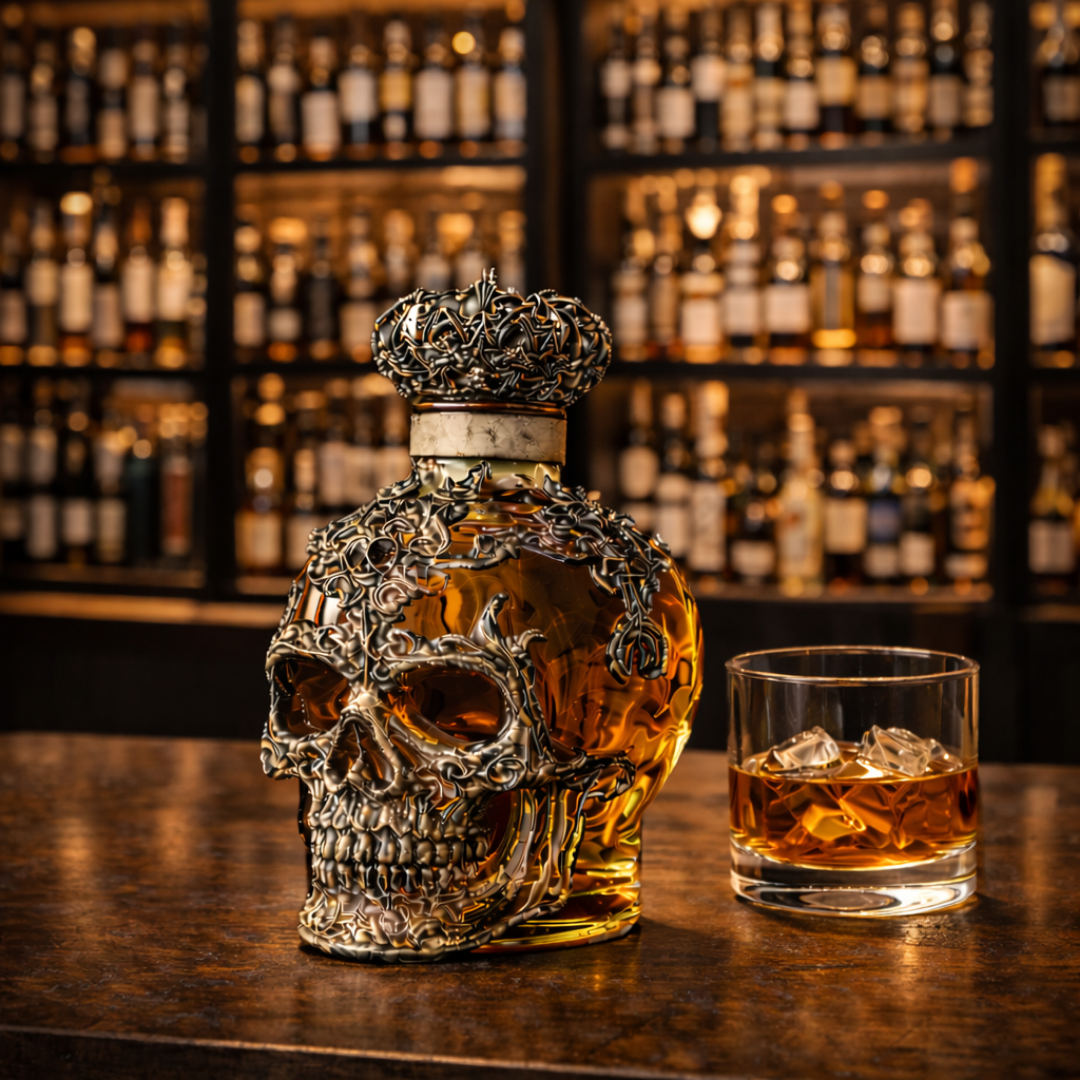 Whisky-Dekanter – Totenkopf Edition