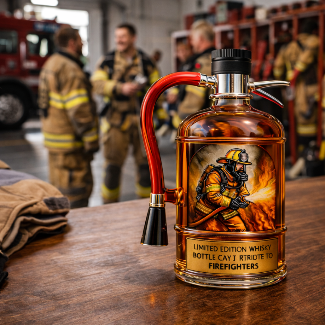 Whisky-Dekanter – Feuerlöscher Edition