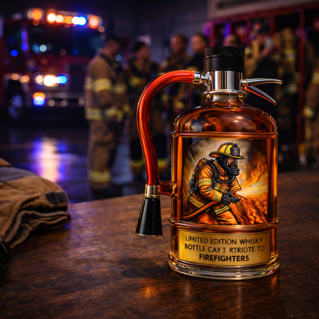 Whisky-Dekanter – Feuerlöscher Edition