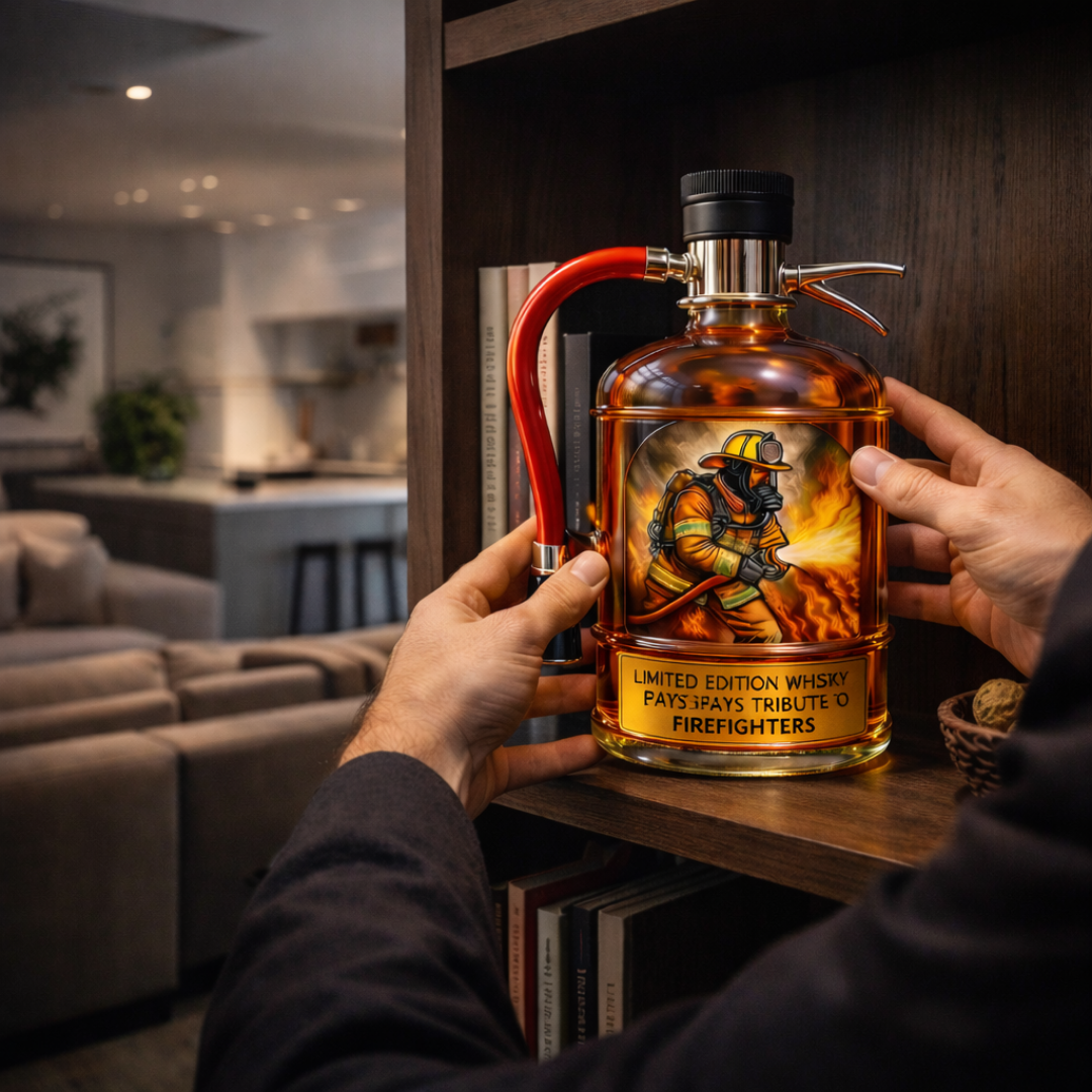 Whisky-Dekanter – Feuerlöscher Edition