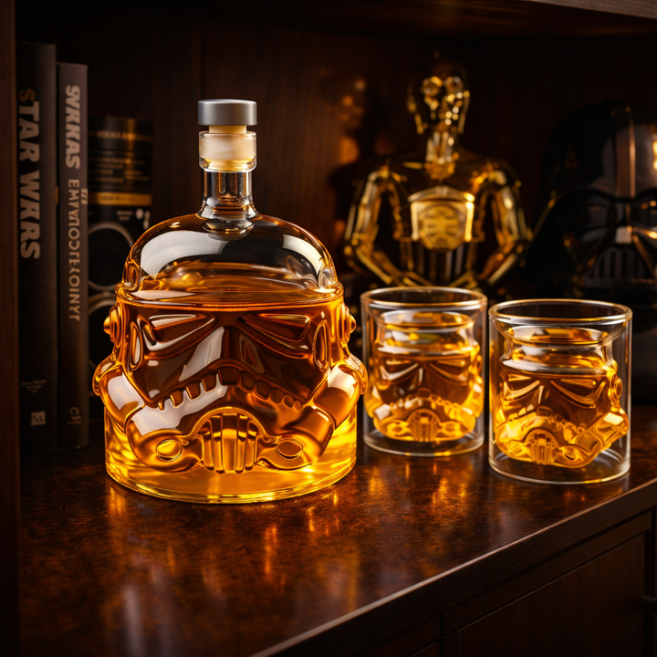 Whisky-Dekanter – Set mit Dekanter und Gläsern