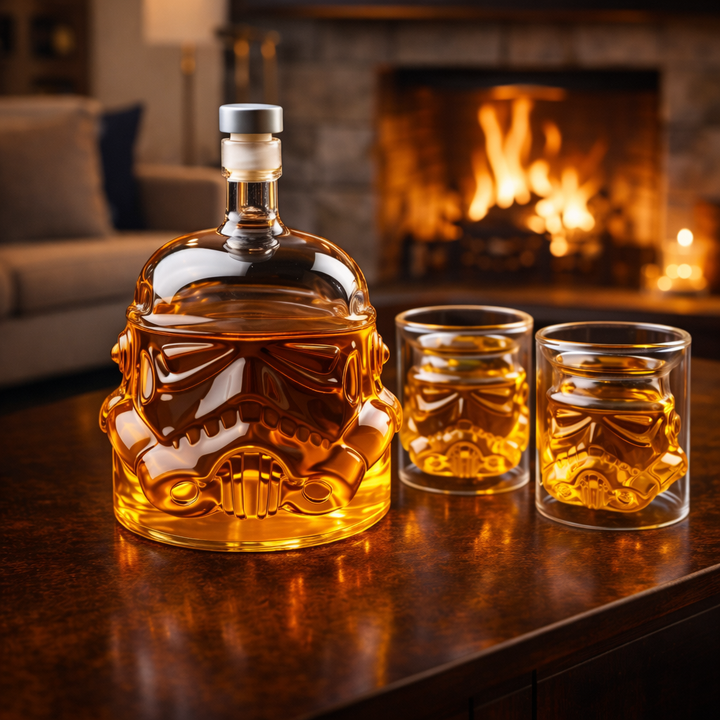 Whisky-Dekanter – Set mit Dekanter und Gläsern