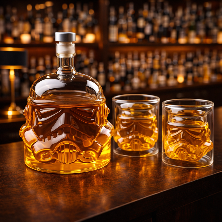 Whisky-Dekanter – Set mit Dekanter und Gläsern