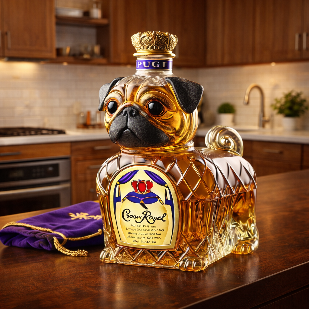 Whisky-Dekanter – Französische Bulldogge Edition