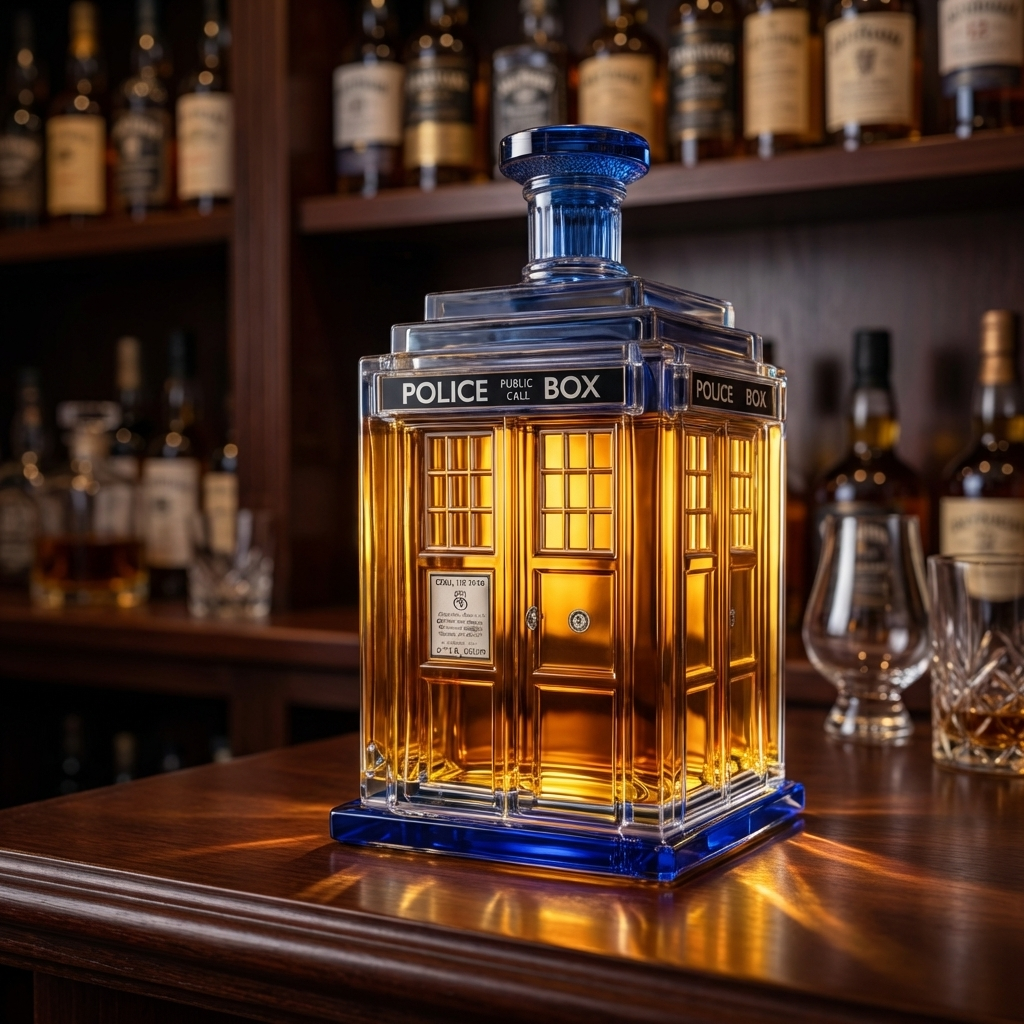 Whisky-Dekanter – Polizeibox Edition