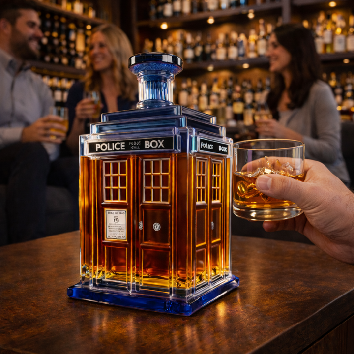 Whisky-Dekanter – Polizeibox Edition