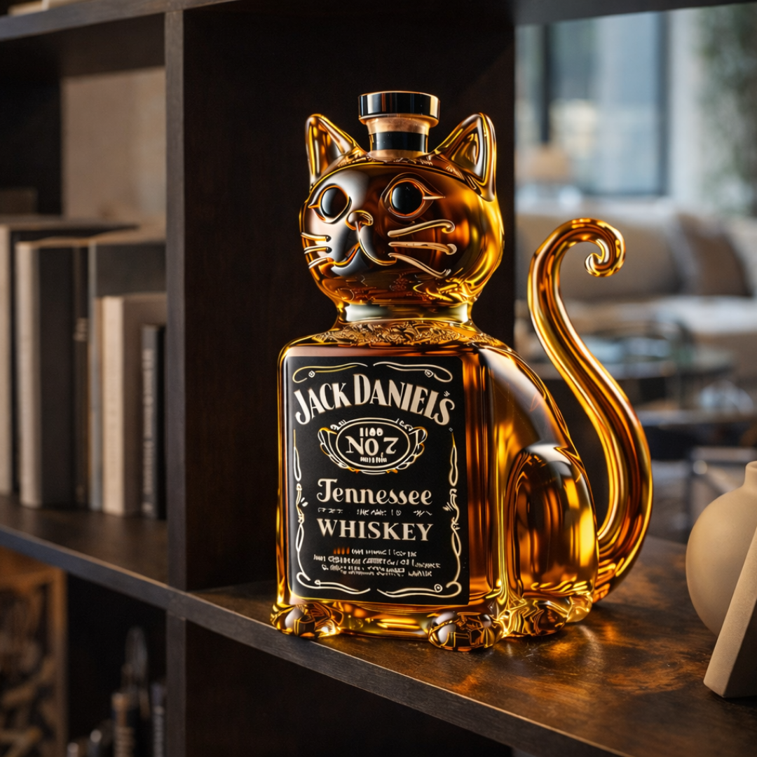 Whisky-Dekanter – Katzen Edition