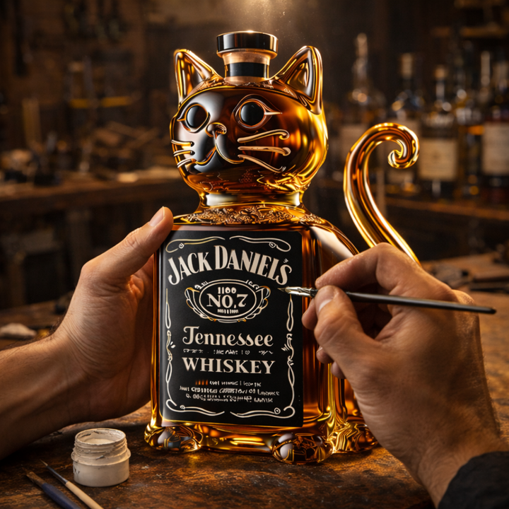 Whisky-Dekanter – Katzen Edition