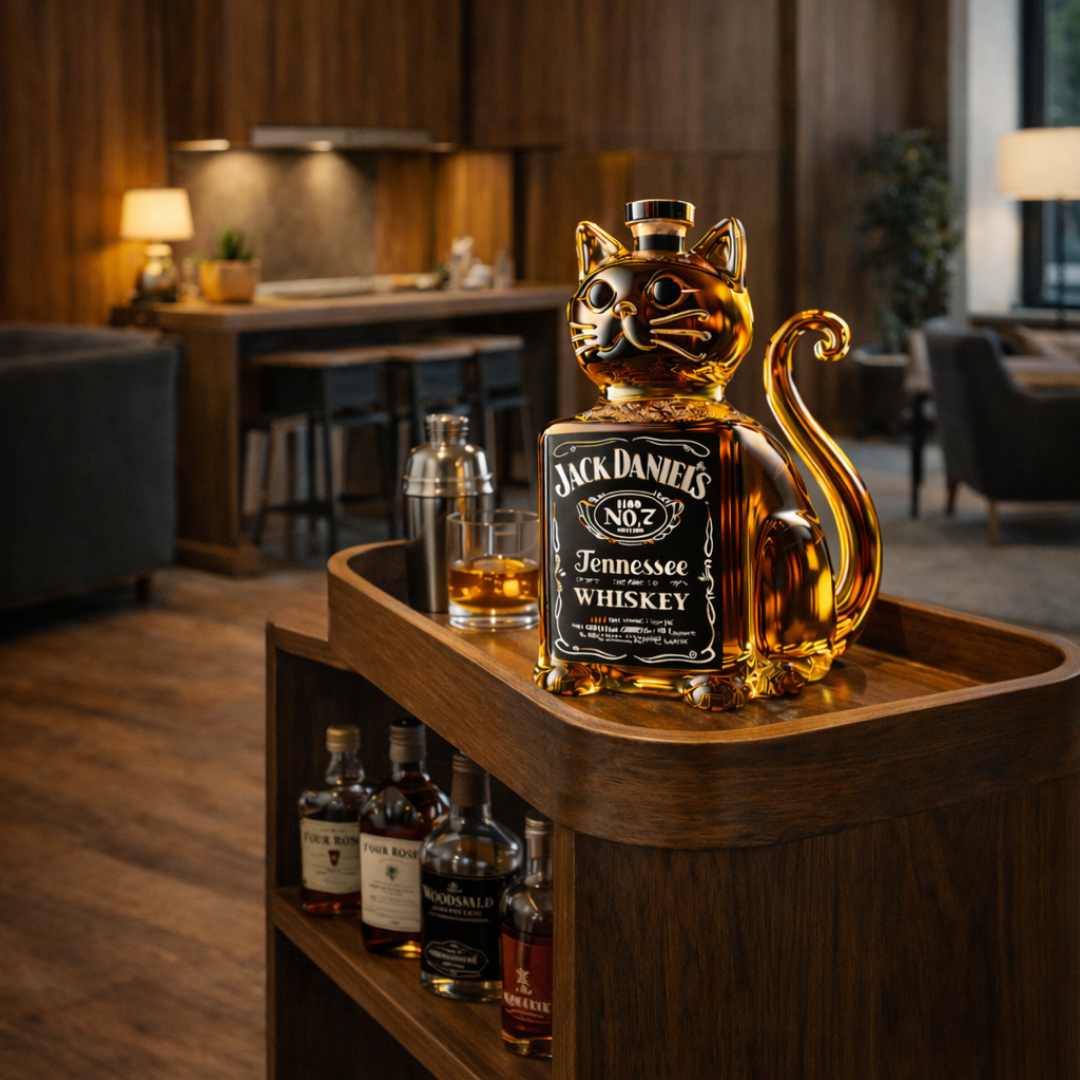 Whisky-Dekanter – Katzen Edition