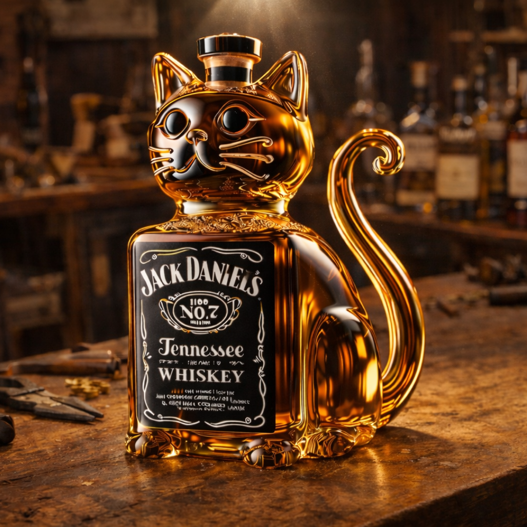 Whisky-Dekanter – Katzen Edition