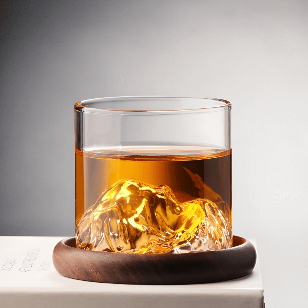 Mount Fuji Japanisches Kristall Whiskeyglas