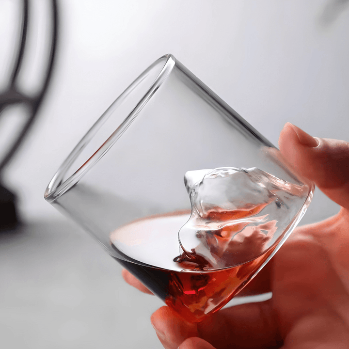 Mount Fuji Japanisches Kristall Whiskeyglas