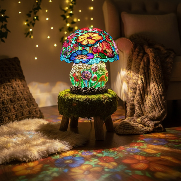 Mattierte Pilzlampe