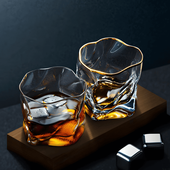 Hoshi Gold Japanisches Kristall Whiskeyglas