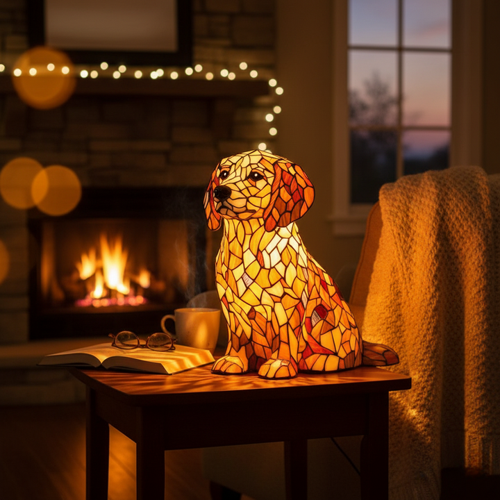 Lily, die spirituelle Golden-Retriever-Figur