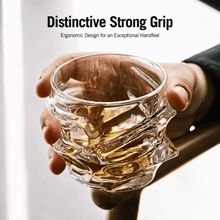Arashi Japanisches Kristall Whiskyglas