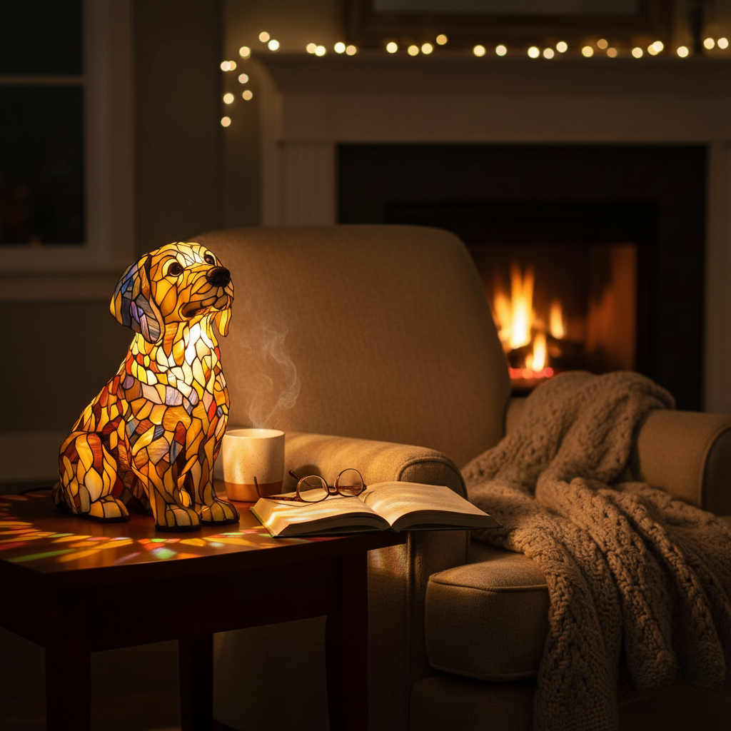 Buddy, strahlender spiritueller Golden Retriever