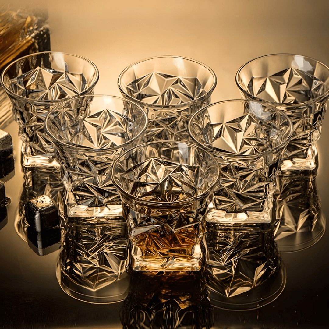 Kaze Japanisches Kristall-Whiskeyglas