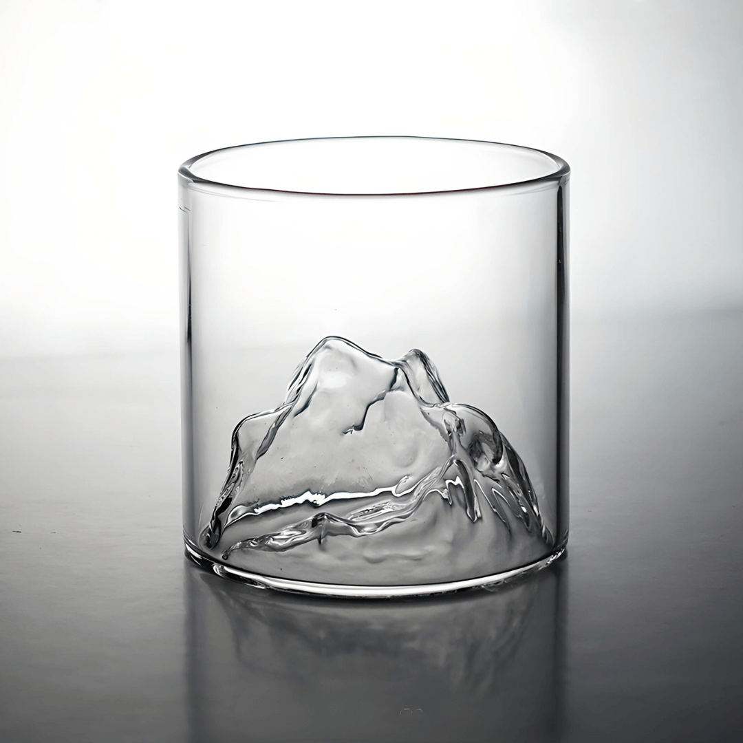 Mount Fuji Japanisches Kristall Whiskeyglas