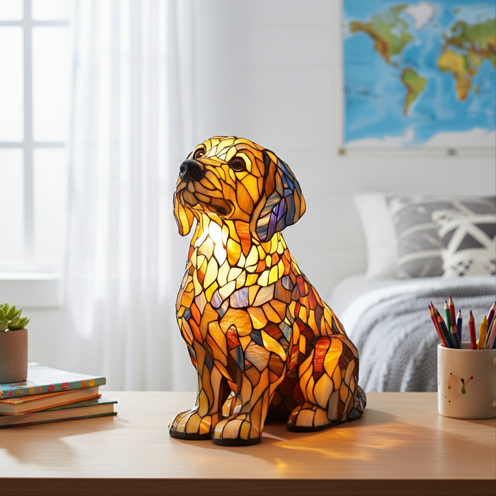 Buddy, strahlender spiritueller Golden Retriever
