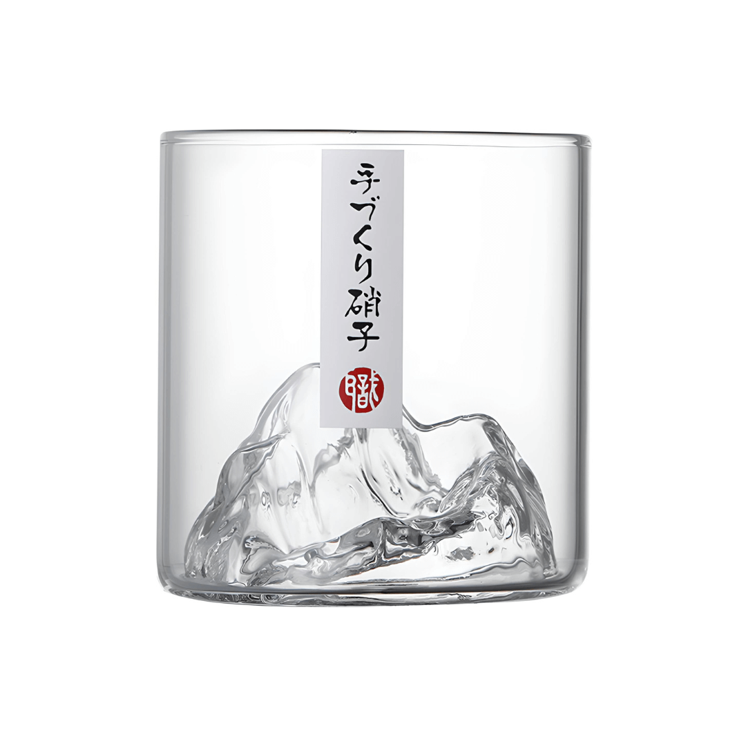 Mount Fuji Japanisches Kristall Whiskeyglas