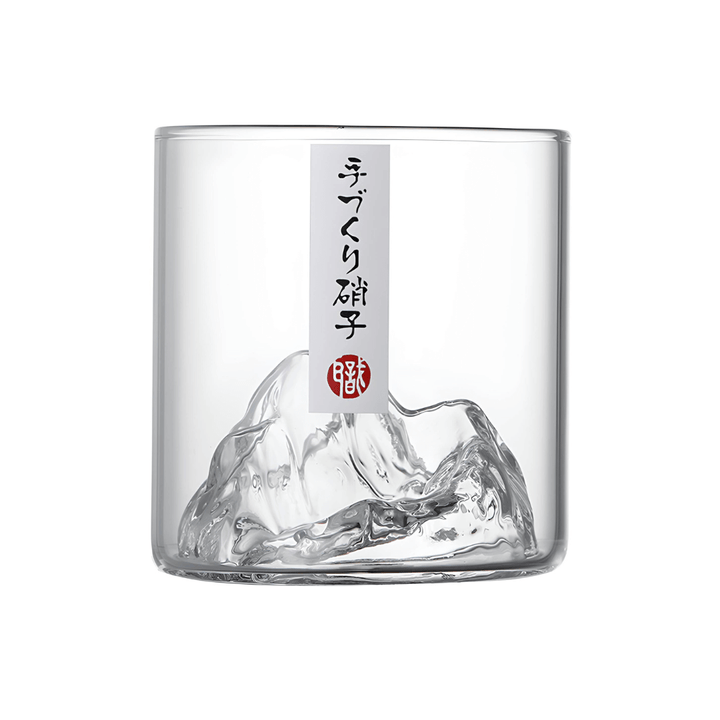 Mount Fuji Japanisches Kristall Whiskeyglas