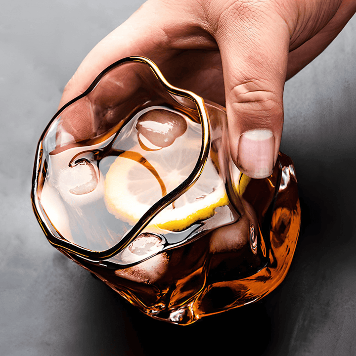 Hoshi Gold Japanisches Kristall Whiskeyglas