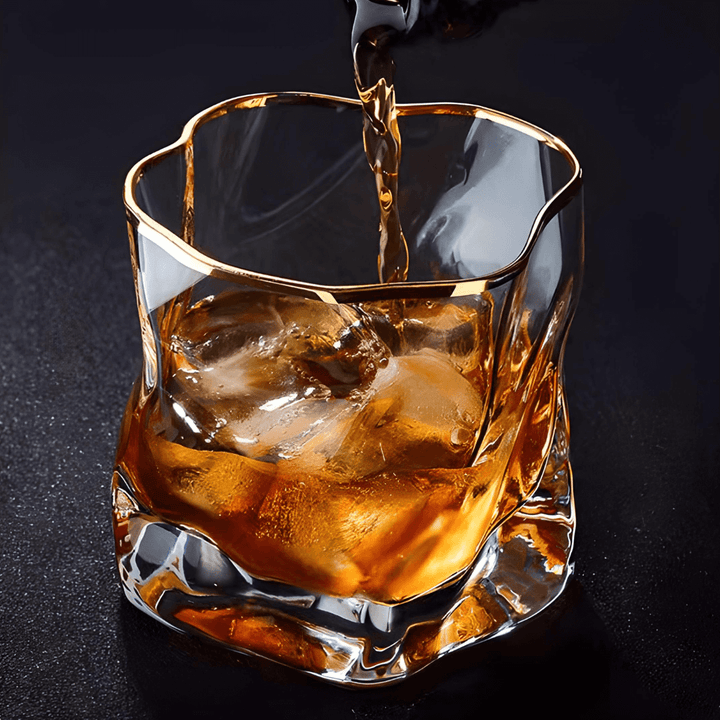 Hoshi Gold Japanisches Kristall Whiskeyglas