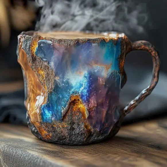 Mineral-Kaffeetassen mit Kristalloptik