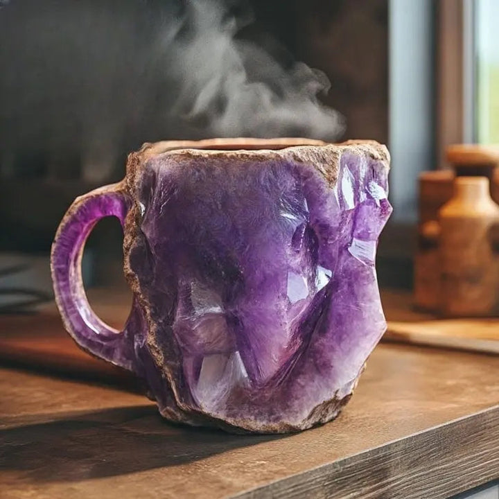 Mineral-Kaffeetassen mit Kristalloptik