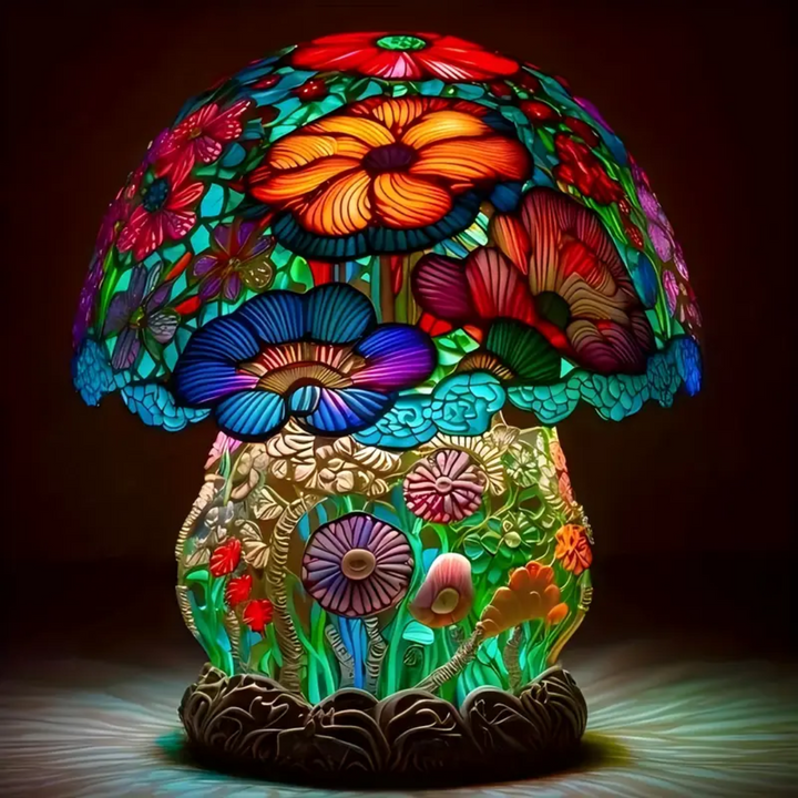 Mattierte Pilzlampe