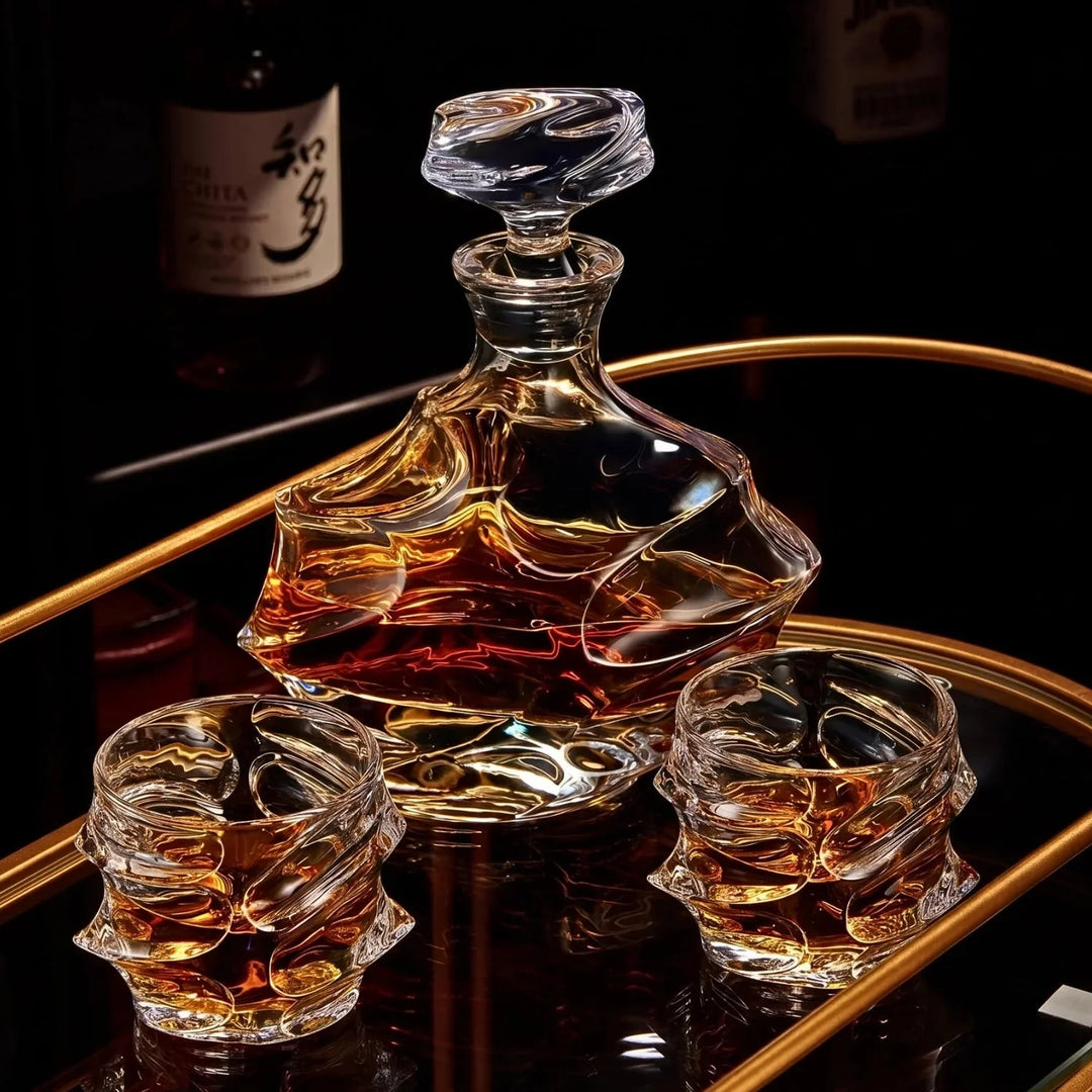 Arashi Japanisches Kristall Whiskyglas
